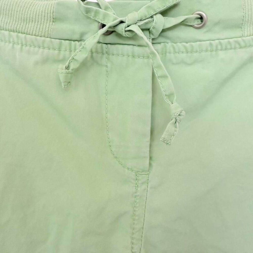 Anthropologie Hei Hei Green Cropped Capri Drawstring Pants Size 2 - Picture 2 of 8